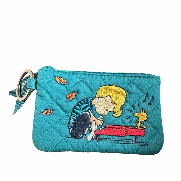 Vera Bradley Teal Snoopy ID holder - Picture 1 of 4